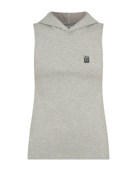 The Metropolis EMF hooded tank, Grey Marle